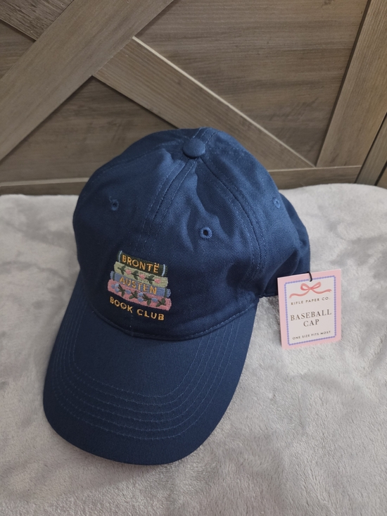 Rifle Paper Co. Accessories - Rifle Paper Co. Ladies Night Book Club Navy Baseball Cap NWT, Adjustable OSFM